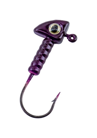 Jighead - Zoka - Kurşunlu Olta İğnesi - Xh-a 06 - Mor - 6 Gr