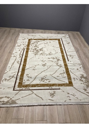 Yağmurser Halı Altın Varaklı 200x290 Ebatlı+yumuşak Halı