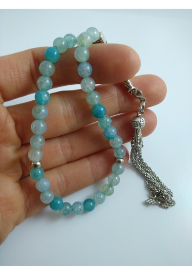 Akik Taşı Tespih / Doğaltaş Tespih 6 Mm N11.1626