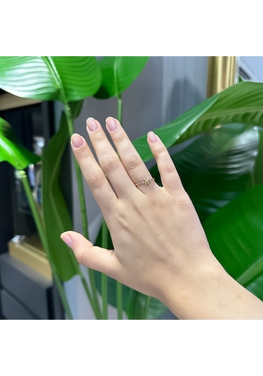 14k Altın Çiçek Yüzük