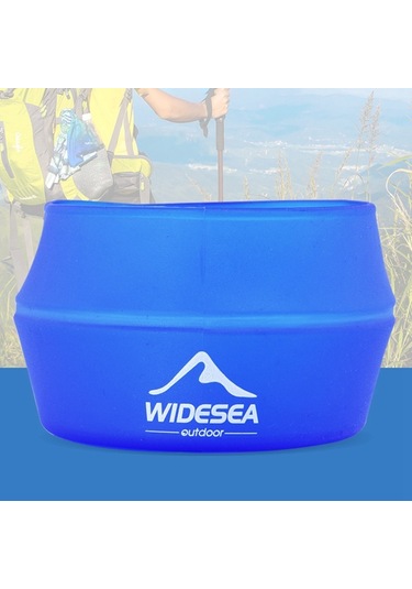 Wıdesea Wscp-250Ml Seyahat Kamp Piknik Su Bardağı 250 Ml Tpe Kahve Çay Kupa Katlanabilir Bardak Bpa Içermez Fda Sertifikası Yok