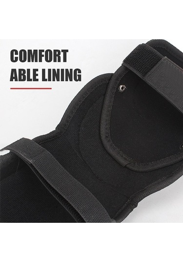 Hallow Autotop Motosiklet Dizlik Ve Dirseklik Set 4 Parça Siyah Siyah