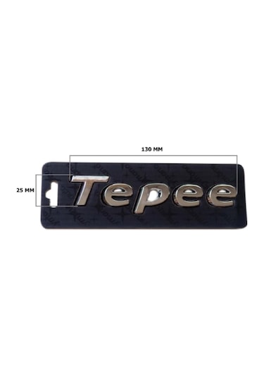 Bagaj Yazı Peugeot Partner Tepee Büyük 130mm ''tepee''