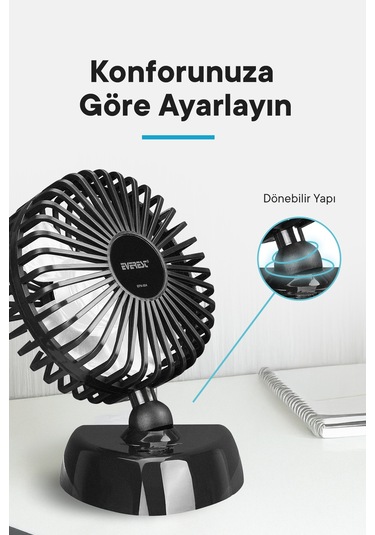 Everest Efn-504 Masa Üstü Usb  Fan