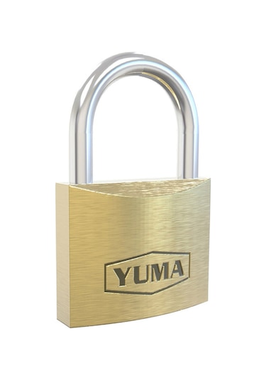 Türk Malı Pirinç Kısa Asma Kilit 50 Mm Çok Renkli