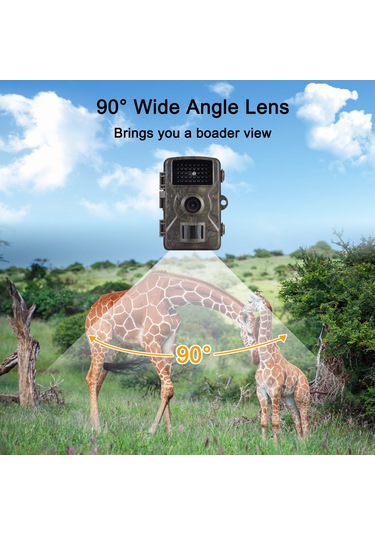 Mufunye 16mp 1080p Av Kamera: 0.8s Tetik Süresi, 10m Gece Görüşü, Ip66 Su Geçirmez, Hareket Tespiti Pil Yok Yeşil