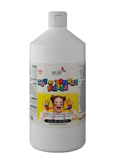 Uzun Süre Kullanılabilir Beyaz Parmak Boyası 1000 Gr 0.2 L