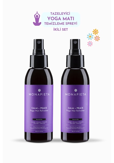 Monapieta Yoga Matı Temizleme Spreyi 2 x 125 ML