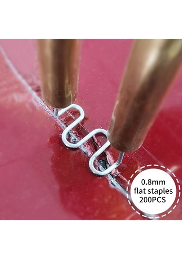 Leezsing "1600 Adet Plastik Kaynak Çivisi - Otomobil Tampon Tamir Seti, 8 Farklı Çeşit"