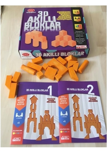 3D Akıllı Bloklar Zeka Oyunu - Blok Denge Oyunu - Eğitici Yapboz