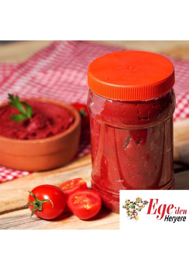 Domates Salçası 1 Kg + Tatlı Biber Salçası 1 Kg.-iki Lezzet Bir Arada