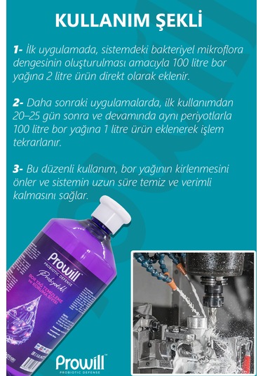 Probiyotikli Bor Yağı Temizleme Ve Koruma Sıvısı 1 Lt