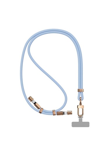 Wk Wdc-70 65w Tip-c Tip-c Telefon Lanyard Veri Kablosu, Uzunluğu: 1.6m Mavi