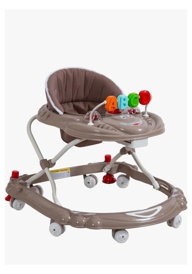 Ciciko Smile Yürüteç Öğretici Ve Stoplu Bej Yürüteç