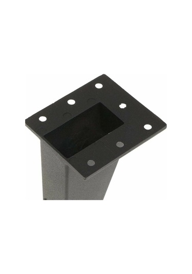 Mufunye 4 Parça Mobilya Ayakları, Alüminyum Metal Eğik Mobilya Ayakları, Dolap Kanepe Masa Şifonyerinin Kanepe Ayaklarının Değiştirilmesi Siyah, 80mm