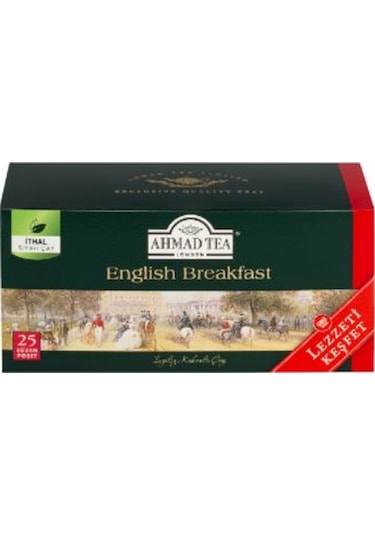 Ahmad Tea London English Breakfast Bardak Poşet Çay 25'li