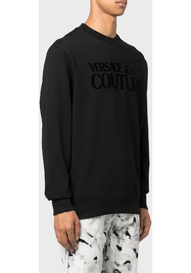 Versace Jeans Couture Erkek Sweat 75gaıt03 Cf06t 899 Siyah