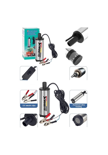 Stilmax Sole1893mm Mini Mazot Transfer Pompası 12v Yakıt Aktarma