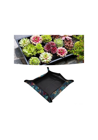 Fosenze Oxford Kumaş Çok Amaçlı Bahçe Matı, Katlanabilir, Su Geçirmez, Sukulent Ve Bonsai Aşılımları İçin, 72x72cm