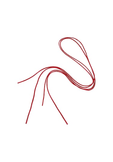 50 Cm Kırmızı Mumlu Klasik Ayakkabı Bağcığı Kırmızı