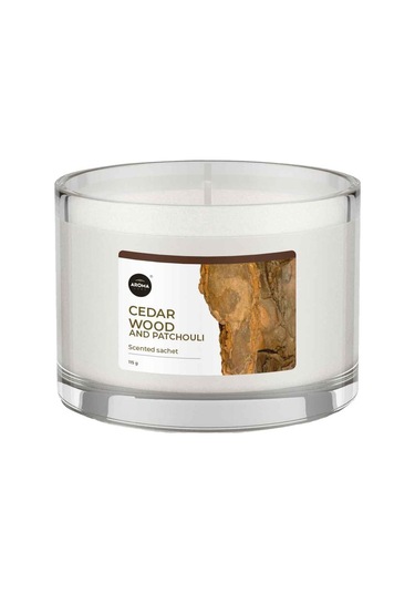 Aroma Basic Line Kokulu Mum Cedar Wood With Patchouli 115 G