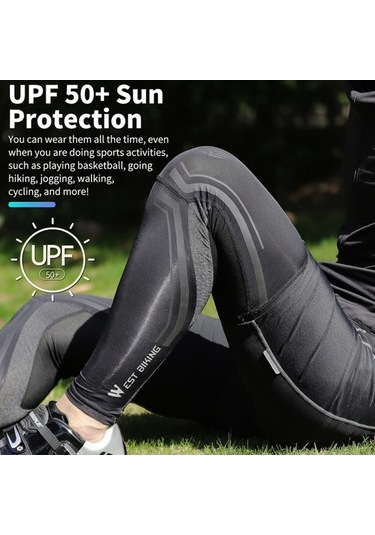 West Bıkıng Yaz Buz İpekleri, Güneş Kremi Bacak Kılıfı. Bisiklet Anti - Uv Bacak Kılıfı, Erkek Kadın Kol Bacak Isıtıcıları. Çok Renkli Çok Renkli