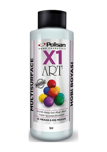 Polisan X1 Art Multisurface Hobi Boyası Su Rengi 120 ML