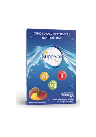 Supplyte Seftali Mango Elektrolit Tozu 8 x 12 G