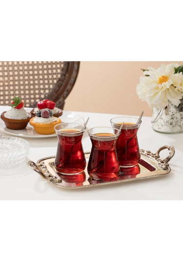 Madame Coco Francessa 6'Lı Çay Bardağı 132 ML Şeffaf