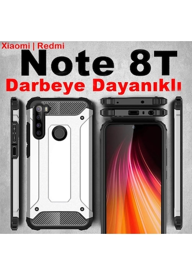 Xiaomi Redmi Note 8T Armor Hybrid Ultra Koruma Zirh Kilif 566570591