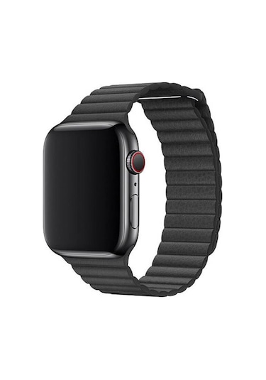 iOS Uyumlu Watch 44Mm Deri Loop Kordon 44 Mm Kayış Seri 4-5