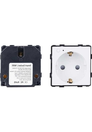 Ulzyvf Akıllı Priz Wifi Duvar Anahtarı, Google Home/nest & Alexa Uyumlu, Avrupa Stili