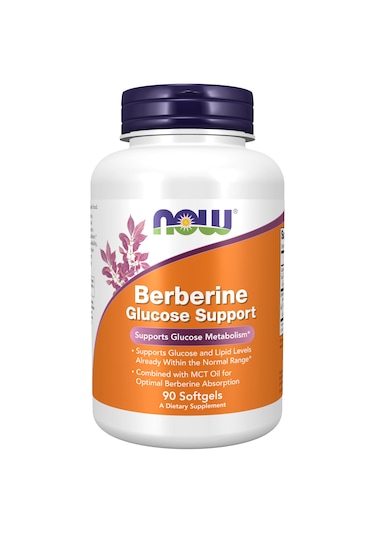 Now Foods, Berberine Glucose Support, 90 Softgels