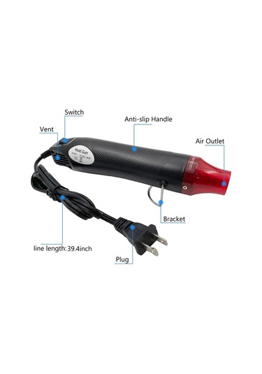 220 V/110 V Standart Dıy Sıcak Hava Tabancası Cep Telefonu Tamir Aracı Saç 220v Eu Plug