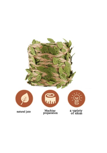 Gatherco Yapay Yaprak Çelengi - 20m - Rustik Yeşillikli Liana Bahçe Veya Düğün İçin Yapay Yeşillik Süslemeleri Diğer