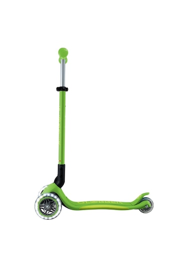 Globber Elite Deluxe Işıklı Scooter - Elma Yeşili Renkli