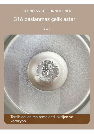 Pazly Kulomi Termos Fincanı Sanrio Güzel Gör Açık Mor Renk Açık Mor