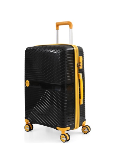 Ççs 5239 Polipropilen Büyük Boy Valiz Siyah-sarı