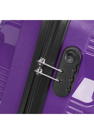 Wexta Wx-pp14 Sarmal Mor Kabin Boy Polipropılen Valiz Mor