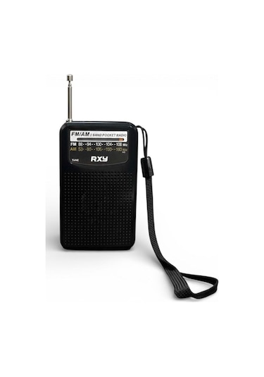 Roxy Rxy-bariton Cep Tipi Mini Pilli Analog Radyo - Siyah