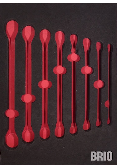 Brio Anahtar Yıldız Set 8 Parça 6X7-20X22 Sünger Yatak Boş