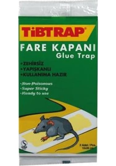 Tibtrap Zehirsiz Yapışkanlı Fare Kapanı 2'li