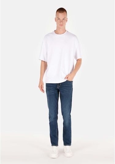 Colins Regular Fit Erkek Lacivert Jean Pantolon Cl1071299 Q1.v1 Dn03238 DENİM