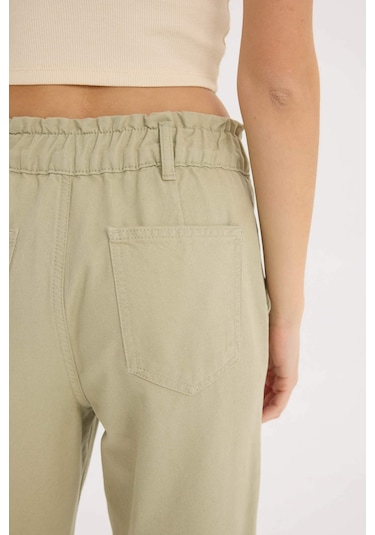DeFacto Paperbag Gabardin Kumaş Pantolon Standart Paça Cepli S2790AZ25SPKH445