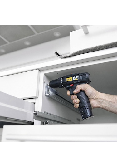 Cat DX14.2 12 V 2.0 Ah Li-ion Çift Akülü Profesyonel Şarjlı Matkap