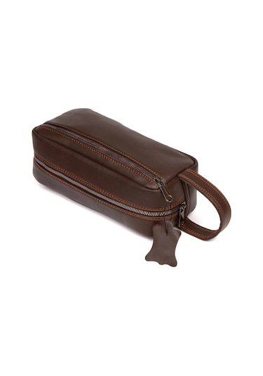 Newish Polo Erkek Hakiki Deri Günlük Portföy El Çantası New092 Kahverengi