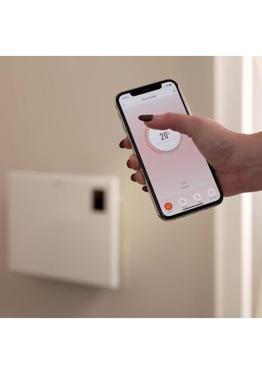 Elektrikli Wifi Konvektör Panel Isıtıcı 1000 W Antrasit