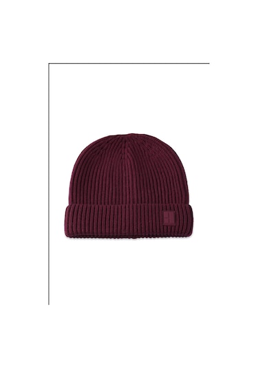 Bordo Düz Örgü Bere 323024etc001 018 Bordo