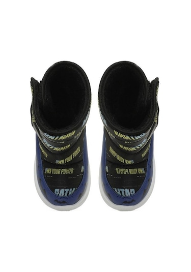 Batman Mavıla Lacivert-siyah Cırtlı Kürklü Erkek Çocuk Kar Botu Lacivert