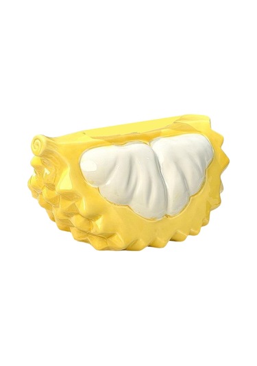 Homyl Durian Şekilli Mendil Kutusu Sevimli Dispenseri Banyo Sarı